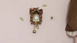 Heres my Engstler Cuckoo Clock chiming 5 PM Westminster Chime [upl. by Ecidnak]