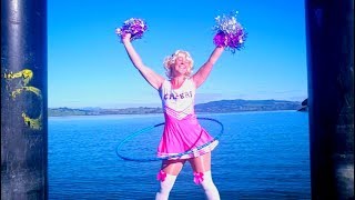 Pom Poms  Hula Hoop DancingCheerleading By Joy Donaldson [upl. by Kurr855]