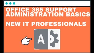 Office 365 Support Administration Basics  New IT Professionals [upl. by Larine]