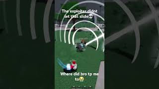 Exploiters got no limits💀 thestrongestbattlegrounds roblox tsb [upl. by Rennerb130]