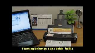 Scanner Portable Plustek MobileOffice AD450 part 1 [upl. by Llenna]