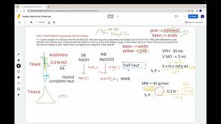 Double Indicator Titration Part 1  NaOH and Na2CO3 mixture [upl. by Richmond]