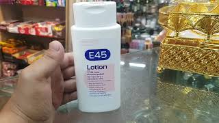 E45 moisturizing body lotion FOR very dry and sensitive skin body lotion review [upl. by Ittam]