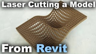 Laser Cutting a Model From Revit Tutorial [upl. by Uile]