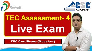 Tec Exam Module4  Tec Live Exam 2024  CSC Tec Exam Questions and Answers  Tec Assessment Exam [upl. by Aalst]