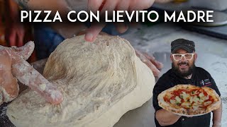 Ricetta Pizza Napoletana con LIEVITO MADRE del Maestro Santucci [upl. by Tirzah379]