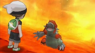 Pokemon Omega Ruby and Alpha Sapphire  Groudon Cutscene [upl. by Weinshienk]