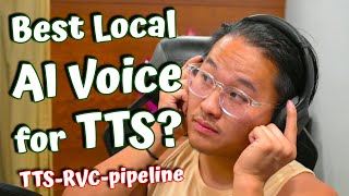 Realistic Local TTS Voices  TTS to RVC Pipeline Setup and Installation [upl. by Forrest]