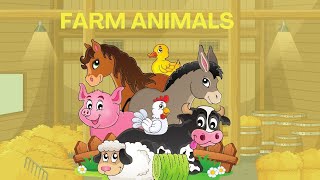 Farm Animals  Animal Sounds Adventure  Životinje na farmi pjesme za djecu [upl. by Yltnerb935]