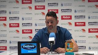 Rueda de prensa Mere CF Fuenlabrada 20 Real Valladolid B [upl. by Atiuqiram]