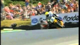 Britten V1000 vs Raceco Moto Guzzi  BEARS Brands Hatch 1995 AUDIO LOST See description [upl. by Zingg]