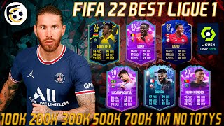 FIFA 22 BEST LIGUE 1 ULTIMATE TEAMS FIFA 22 100K 200K 300K 500K 700K 1M SQUAD BUILDER WITH AI 60 [upl. by Terrag]