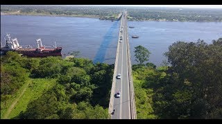 Puente Remanso Gran Asunción con Drone  Paraguay [upl. by Ydak932]