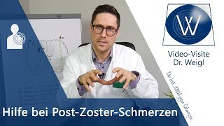 Post Zoster Neuralgie Zosterschmerzen Nervenschmerzen durch den Herpes  Dauer amp Schmerztherapie [upl. by Helfand]