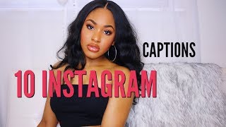 10 CATCHY INSTAGRAM CAPTION IDEAS [upl. by Aryek]