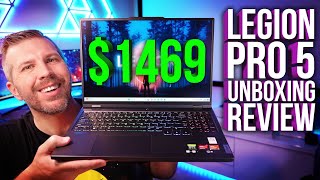 Legion Pro 5 2023 Unboxing Review 10 Game Benchmarks Ryzen 7 7745HX and RTX 4060 Tested [upl. by Aseefan923]