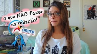 10 coisas que você NÃO DEVE fazer na Redação do ENEM  Débora Aladim [upl. by Vez]