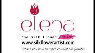 How no make silk flowers  The Silk Flower Artist [upl. by Pack819]