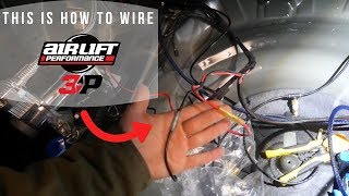 How to Wire Airlift Performance 3p  2015 WRXSTI AirRide Install Part 3 [upl. by Bael136]