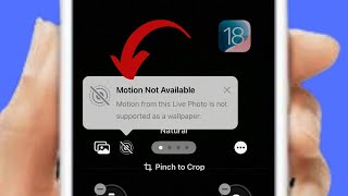 Live Wallpaper Not Working on Lock Screen iOS 18 Motion Not Available iOS 18 Enable Live Wallpaper [upl. by Amalita]