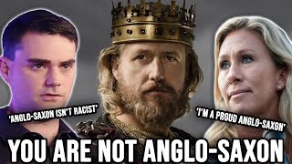 ‘I’m a PROUD AngloSaxon’  Why FarRight Americans LOVE and Identify as AngloSaxons [upl. by Wyatan]