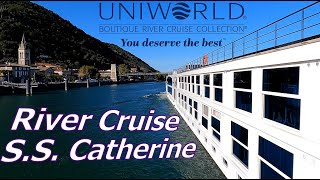 River cruise in France with Uniworld An exciting week on the S S Catherine  Cool shots by drone [upl. by Gareri386]