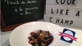 Fruits de saison à la coriandre en fleur [upl. by Frohman]