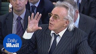 Peter Stringfellow gives evidence to MPs over lapdance clubs [upl. by Purdy]