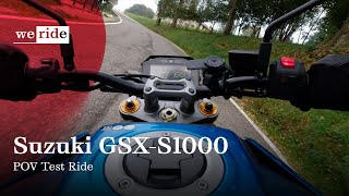 Suzuki GSXS1000 2023  POV Test Ride [upl. by Lerrud]