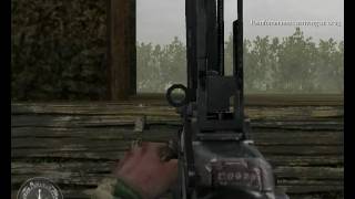 quotCall of Duty 1quot full walkthrough on Veteran Part 10  UK Campaign Pegasus Bridge  Day [upl. by Rabka]