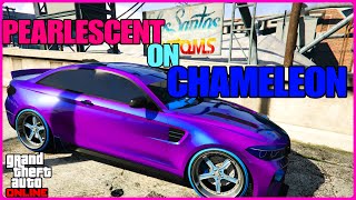 APPLY PEARLESCENT On CHAMELEON Paint In GTA 5 Online [upl. by Anelad]