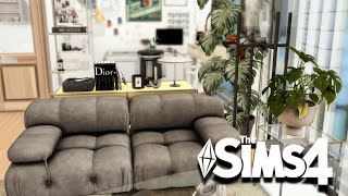 1310 Chic Street  City Guy Korean Apartment  The Sims 4 CC Stop Motion [upl. by Jenifer]