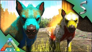 FULLY MUTATED HYAENODONS HYAENODON ARMY VS ALPHA TREX  Ark Survival Evolved S3E123 [upl. by Htrowslle]