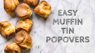 Easy Muffin Tin Popovers [upl. by Elaina]