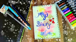 Diy handmade diary 📒 how to make a diary [upl. by Ahset931]