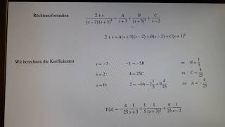 Differentialgleichungen 34 Anfangswertproblem mit LaplaceTransformation [upl. by Ainad425]