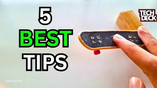 THE BEST Fingerboard TIPS Beginners and Pros [upl. by Allehcram]