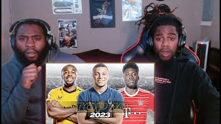 Top 10 Fastest Football Players 2023  SmokeCounty JK Reaction [upl. by Stefanac]