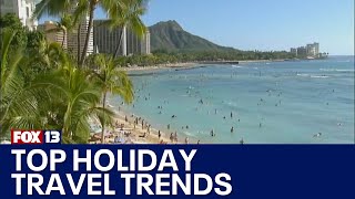 Americans spending more on holiday vacations  FOX 13 Seattle [upl. by Siberson]