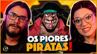 ANA REAGE a TRIPULAÇÃO DO BARBA NEGRA de One Piece [upl. by Enitsud]