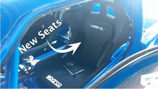 Sparco Grid Q Bucket Seat Install [upl. by Arraeis64]