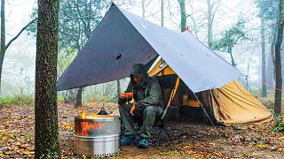 My Best Solo Camping in Wilderness  ASMR Relaxing Video [upl. by Klina]