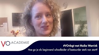 VOvlogt hoe gaat u als beginnend schoolleider of bestuurder sterk van start [upl. by Formica]