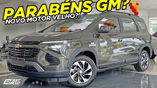 NOVO CHEVROLET SPIN PREMIER 2025 COM INTERIOR DE CAMARO 😱 HUMILHA C3 AIRCROSS MESMO COM MOTOR VELHO [upl. by Tiffi]