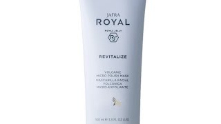 Jafra Royal Revitalize Volcanic Micro Polish Mask exfoliante mascarilla [upl. by Ailime225]