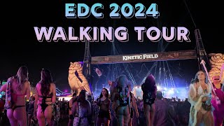 Sounds of EDC Las Vegas 2024  Walking Tour in 4K 🔥 [upl. by Henricks]