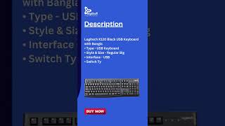 Logitech K120 Black USB Keyboard with Bangla [upl. by Langill]