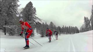 Crosscountry skiing in Cogne Aosta [upl. by Spring]