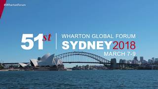 Wharton Global Forum Sydney 2018 [upl. by Nezam]