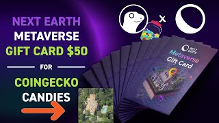 How to own Next Earth Metaverse Land Free using Gift Card from coingecko [upl. by Novart]